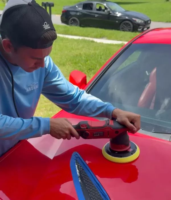 buffing car